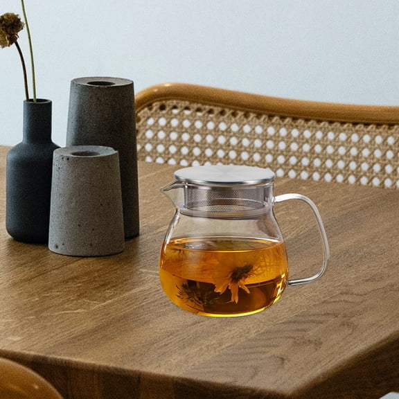 GOOHOCHY Portable Handheld Tea Kettle Set, Microwave & Dishwasher Safe, Perfect for Home, Office, Travel, and Outdoor Use