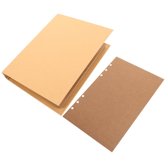 GOOHOCHY 1 Set Kraft Paper Photo Album Couples Diy Scrapbook With Ample Storage For Photos And Journals Vintage Memory Book For Special Occasions