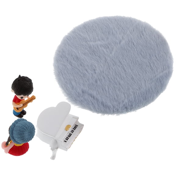 GOOHOCHY 1 Set Miniature Piano Musical Instrument Ornaments with Guitar Player Figurines Creative Resin Music Decorations for Dollhouse Home Office Party Desktop Decor