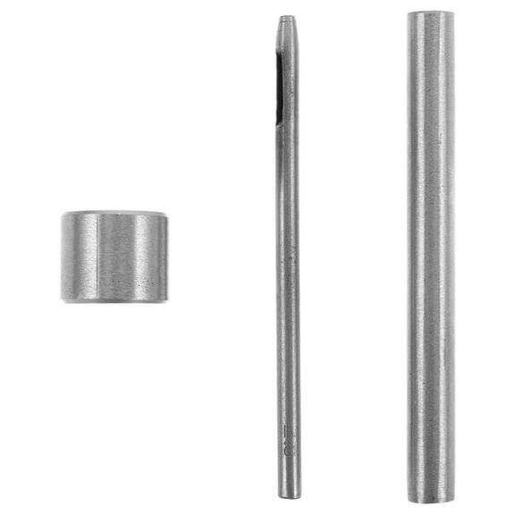 GOOHOCHY 1 Set PU Hollow Punch Tool Eyelet Installation Snap Punch Tool with Base for Grommet Setting Handbags Clothing Craft Projects