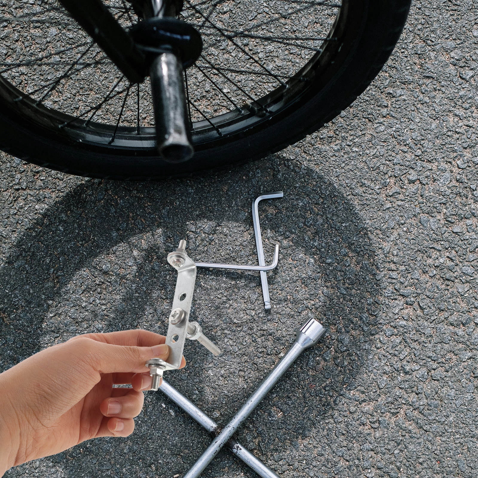 GOOHOCHY 1 Set Rear Cargo Rack Fixed Plate Bike Rack Adapter for ...