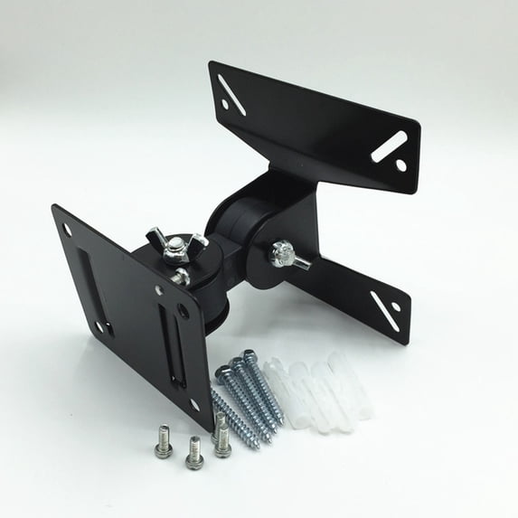 GOOHOCHY 1 Set Rotation Holder Screen Fixed Support Wall Mount Bracket TV Mount Black