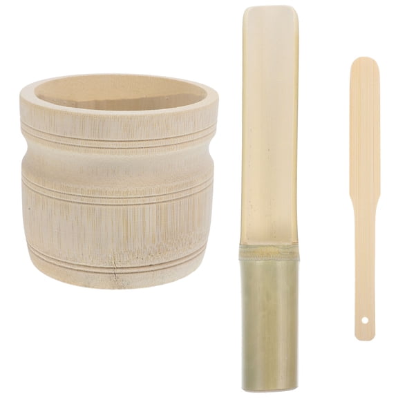 GOOHOCHY 1 Set Shrimp Paste Maker Bamboo Molds Dishwasher Safe for Home Use and Chefs