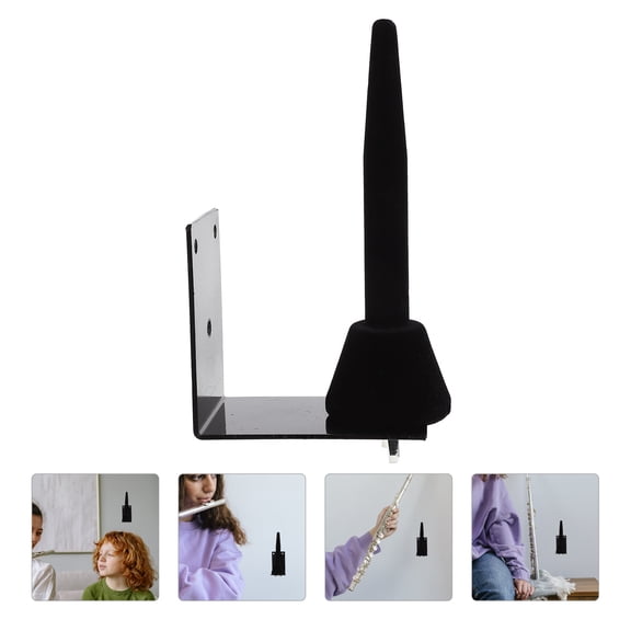 GOOHOCHY 1 Set Wall-mounted Clarinet Flute Rack Clarinet Flute Displaying Rack for Shop