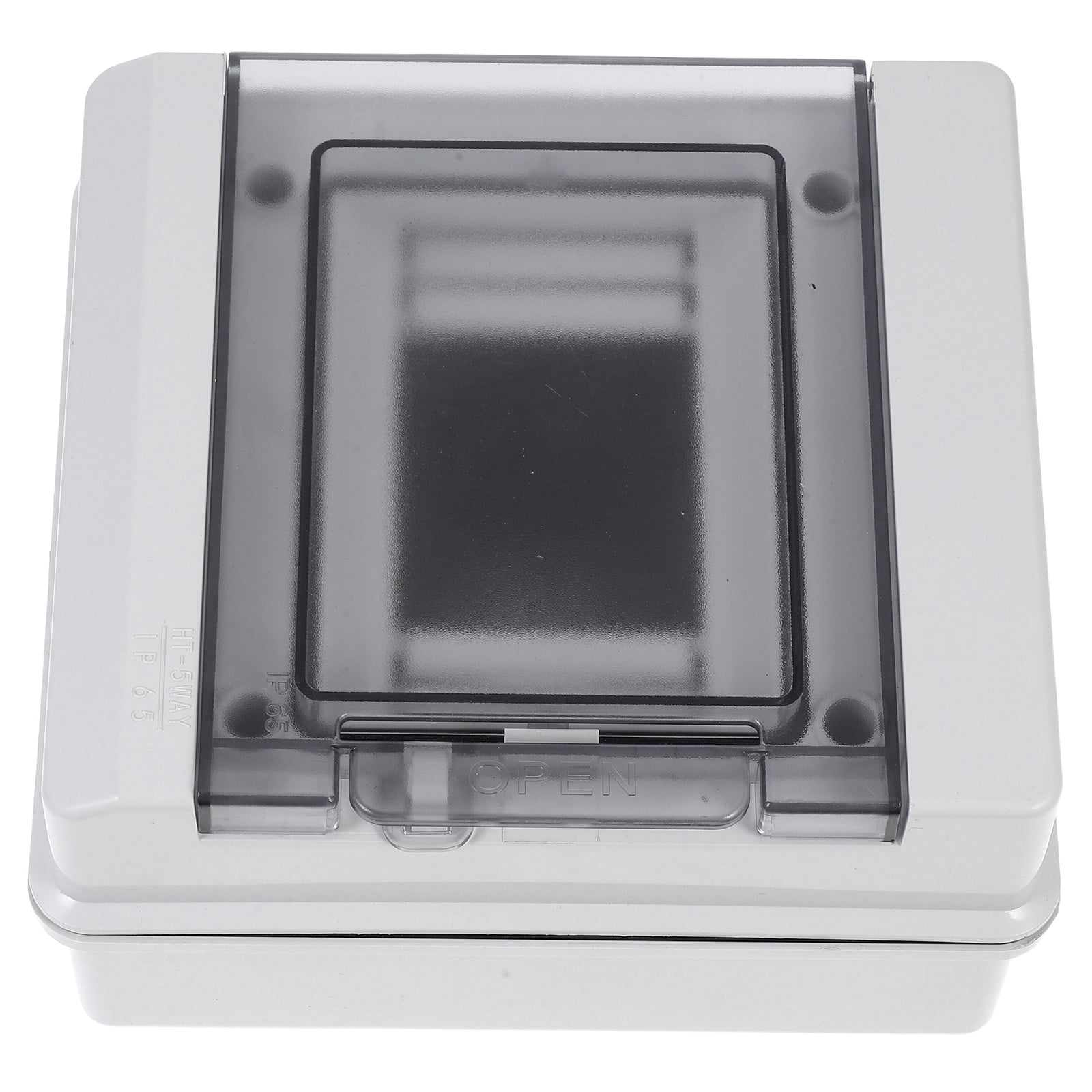 GOOHOCHY 1 Set Waterproof Electric Distribution Box For Homes Workshops Hotels And Power Stations Rated Plastic Breaker Box With Transparent Cover