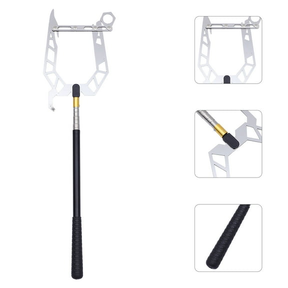 FUTUREORYY Boat Accessories Hook Telescopic Rod Stainless Steel and Unlock Docking 1 Set