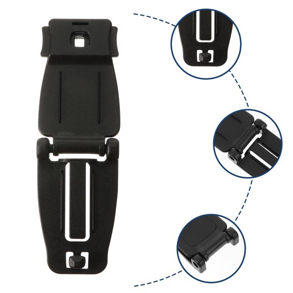 GOOHOCHY 10-Pack Black Detachable Backpack Accessory Straps Replacement Straps for Outdoor and Travel Use