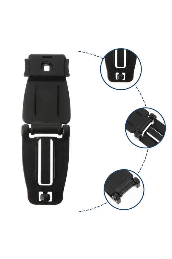 GOOHOCHY 10 PCS Backpack Accessories Strap Detachable Black