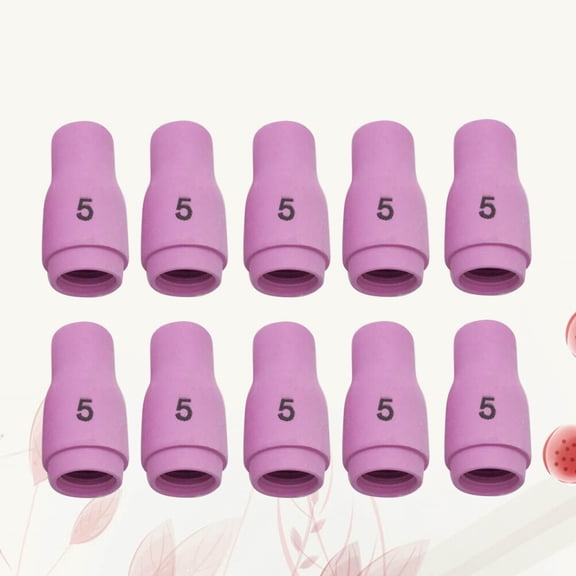 GOOHOCHY  10 Pcs Argon Arc Welding Ceramic Nozzle Accessories WP-
