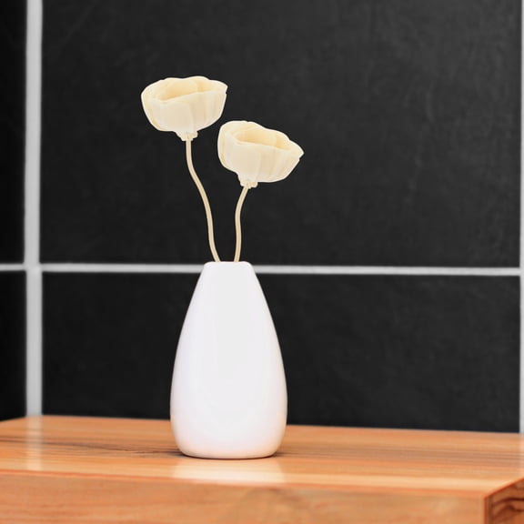 GOOHOCHY  10 Pcs Aromatherapy Rattan Flower Diffuser Sticks Flowers Essential Oils Refills