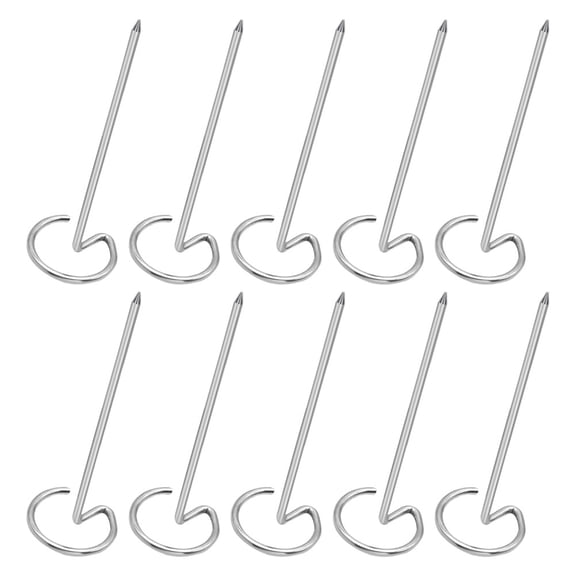 GOOHOCHY 10 Pcs Bot Stainless Steel Barbecue Stick Father 10.40X3.20X3.20CM