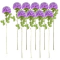 thumbnail image 1 of GOOHOCHY 10 Pcs Decorations Realistic Artificial Flower 56.00X11.00X11.00CM Purple, 1 of 8