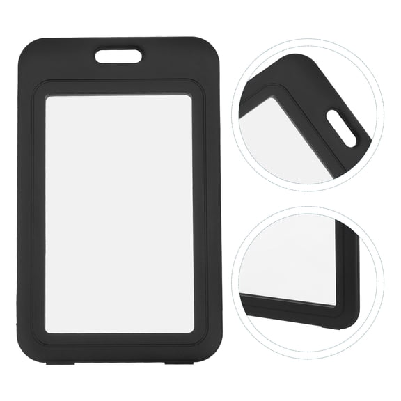 GOOHOCHY Work Permit Id Card Holder Badge Protector Clear 10Pcs
