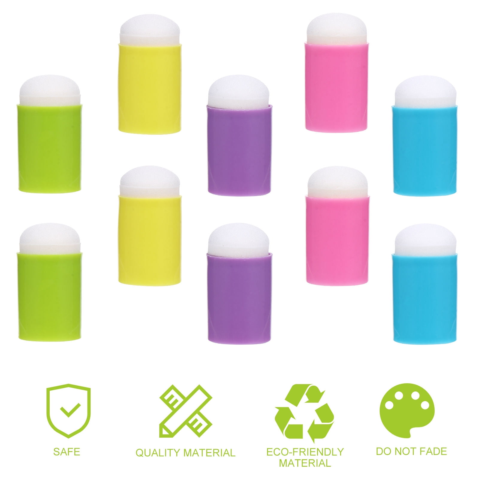 GOOHOCHY  10 Pcs Eraser Stamp Smear Tool Farbi Finger Paints Painting Kit Baby