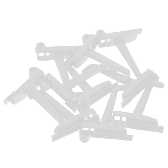 GOOHOCHY 10 Pcs Garage Hooks for Ladders Folding Chair Storage White