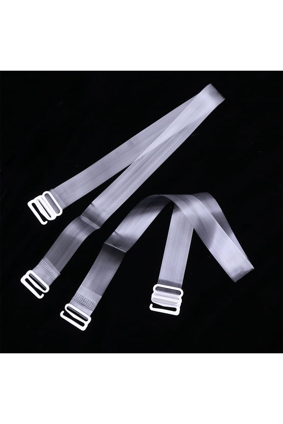 10 Pcs Invisible Shoulder Strap 38.00X1.50X0.20CM Transparent