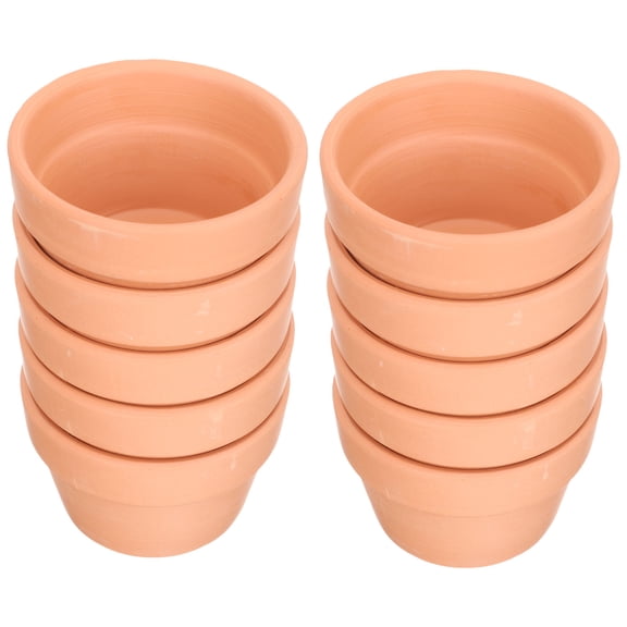 GOOHOCHY  10 Pcs Pot for Plants Indoor Succulent Containers Red Pottery Basket