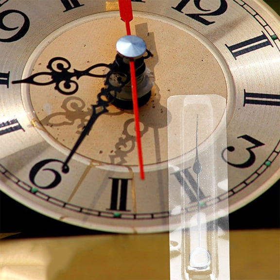 GOOHOCHY 10 Pcs Transparent Clock Pointer Protective Covers PVC Anti Collision Cases for Clock Hands Plastic Squeeze Guards