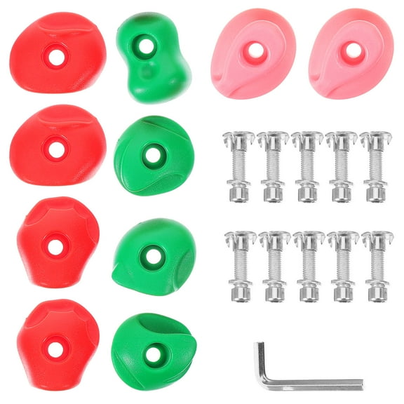 FUTUREORYY Rock Climbing Part Climbing Holds Assorted Color 10 Sets