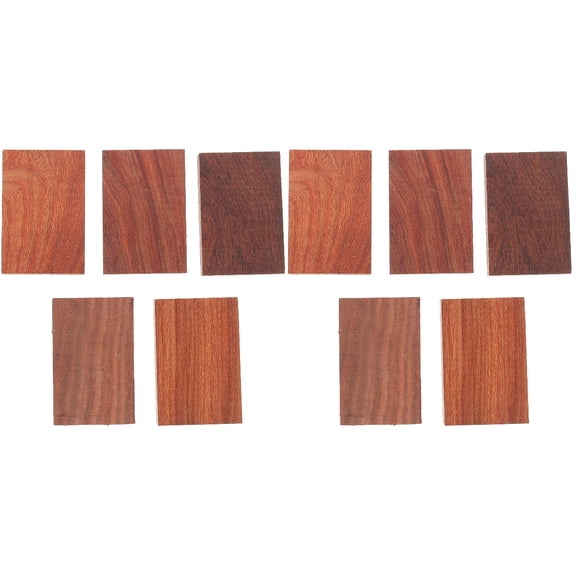 GOOHOCHY 10-Pack Wooden Engraving Plates Unfinished Wood Cutouts for Painting and Craft Projects