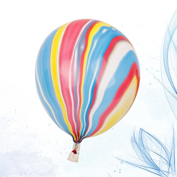 GOOHOCHY 100 Pcs Balloon Toy Balloons Metallic Effect Anniversary Decoration