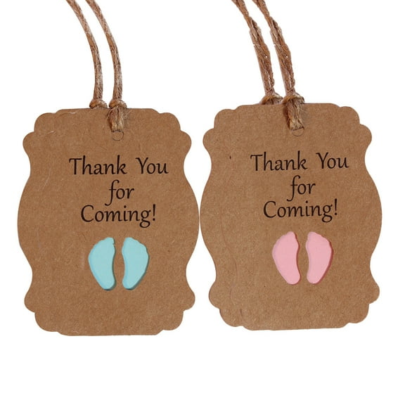 GOOHOCHY 100 Pcs Card Set Labels for Wedding Favors Gift Tags Tabs