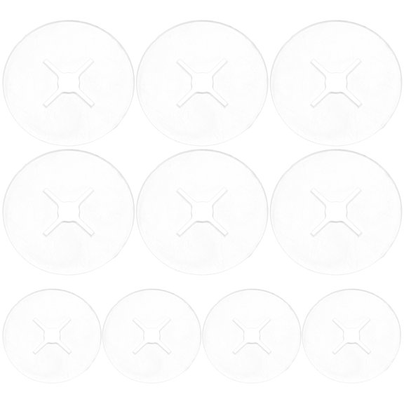 FUEENIRVA Peg Hook Discs for Product Display, 100 Pieces, PP Material, 1.02 x 1.02 Inches, Retail Store Organization