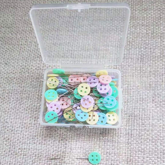 Mobutofu Clothing Decoration Buttons Assorted Color Plastic 100pcs for Marking