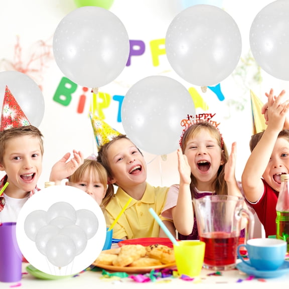 GOOHOCHY 100 Pcs Sky Balloon Birthday Party Decorations Bride