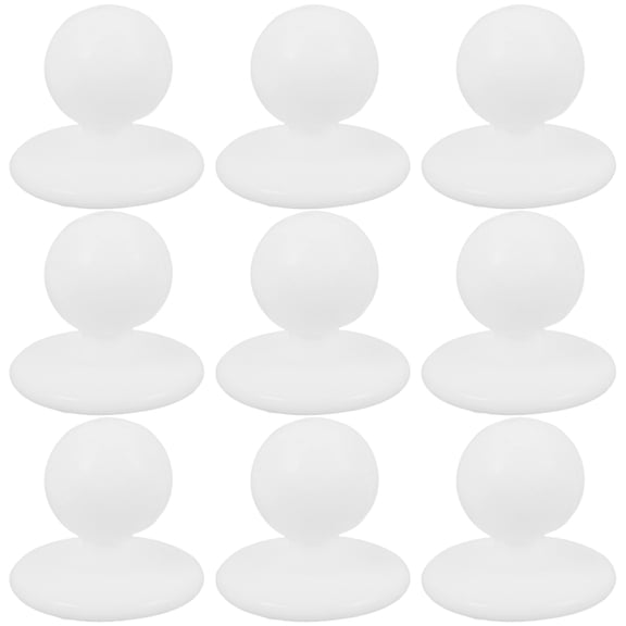 GOOHOCHY 100Pcs Convenient Sewing Buttons for Chef Suits and Restaurant Uniforms in White