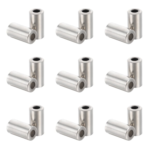 FUTUREORYY Bike Cable End Caps Crimps Metal 100Pcs Cyclists Bicycle Maintenance 0.4X0.2X0.2In