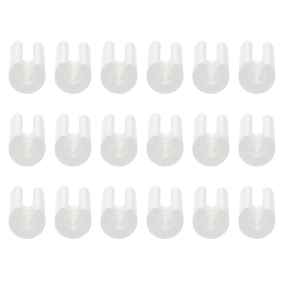 GOOHOCHY 100-Pack White Plastic Sink Wire Rack Feet, Anti-Skid Sink Grid Protectors for Household Use