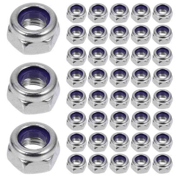 GOOHOCHY 100pcs Nut Set Drive Nuts Fasteners 304 Stainless Nuts Replacement Nuts ( 5)