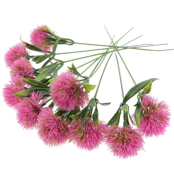 GOOHOCHY 10Pcs Bulk Flower Decor Plastic Artificial Dandelions for Party Non Withering