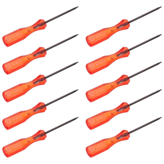 GOOHOCHY Screwdriver Set Red Plastic For Technicians Phone Disassembly 10Pcs 4.3X0.5X0.5In