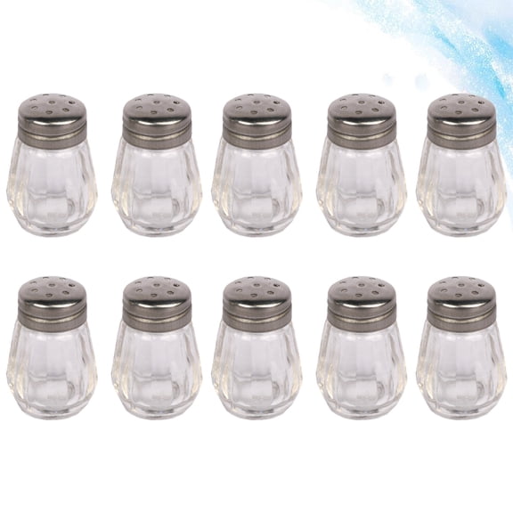 FUTUREORYY 10Pcs Transparent Seasoning Bottle Oil Pot Storage Bottle for Kitchen Use