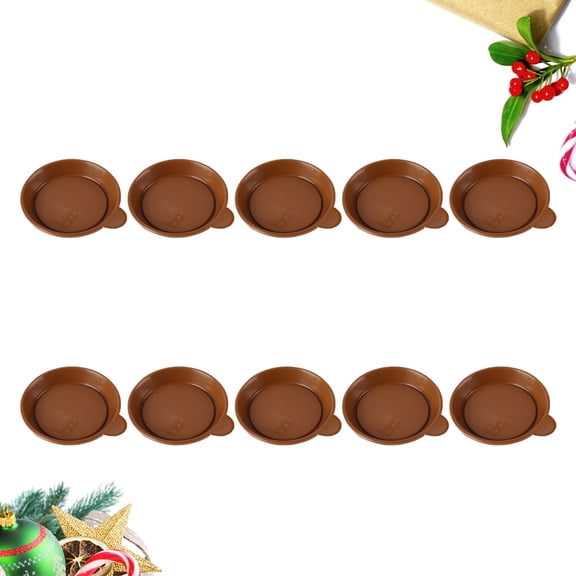 GOOHOCHY 10Pcs PP Planter Bottom Tray to Maintain Moisture and Prevent Damage