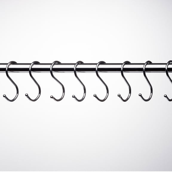 FUTUREORYY Space Saving S Hooks Stainless Steel 10Pcs for Kitchen Utensils Hangers