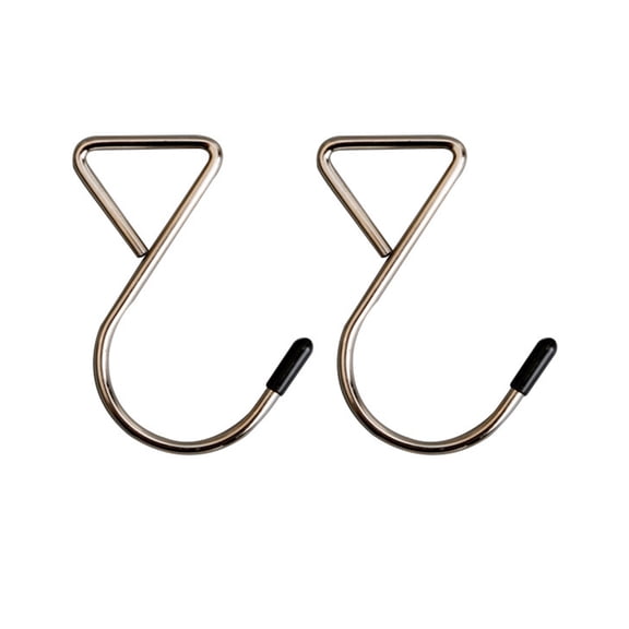GOOHOCHY 10Pcs Silver Triangle Hooks for Bags Suitcases Metal Multifunctional Hanging Hooks