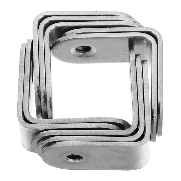 GOOHOCHY 10Pcs Stainless L-Shape Corner Brace Bracket Right Angle Bracket 90 Degree Corner Connectors Bracket