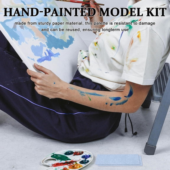 GETAJGHSD Wet Palette For Model Painting Diy Hand-Painted Tools Palette Paper 10pcs Back to School