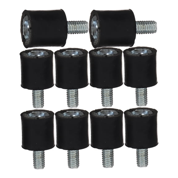 GOOHOCHY 10pcs Shock Absorber Pads Mechanical Shock Absorbers Anti Vibration Pads Round Shock-Absorbing Pad Anti Vibration Isolation Pads Rubber Isolator Mounts
