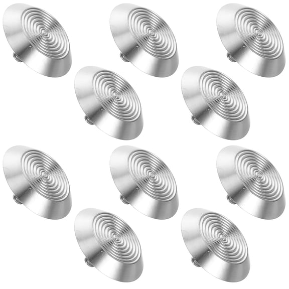GOOHOCHY 10pcs Tactile Warning Nails Stainless Steel Blind Road Paving Studs for Sidewalks Subways Airports Enhanced Safety for Visually Impaired Individuals
