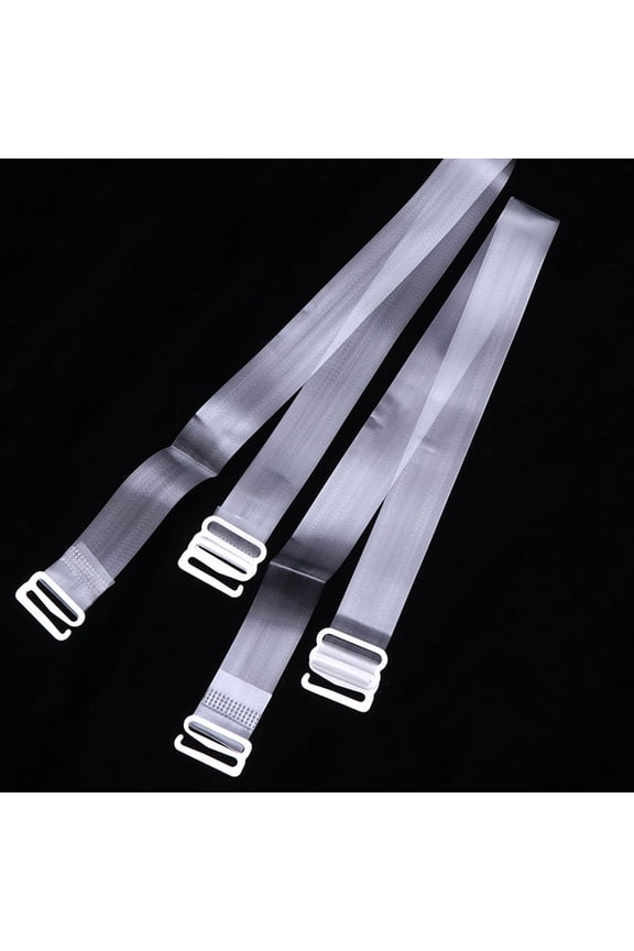 10pcs Transparent Invisible Bra Shoulder Strap Non-slip Woman Replacements Bra Strap Elastic Adjustable Bra Accessories for Women