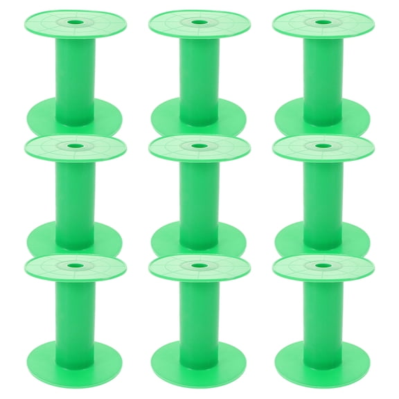 GOOHOCHY 10pcs Wire Winding Spools Yarn Sewing Spools Practical Weaving Bobbins Craft Spools for Embroidery
