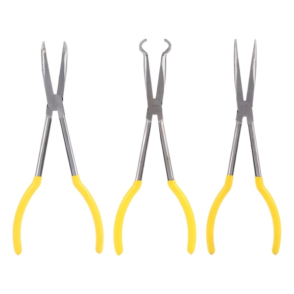 GOOHOCHY  11 Inch Nose Pliers Extended Pointed-nosed O-shape