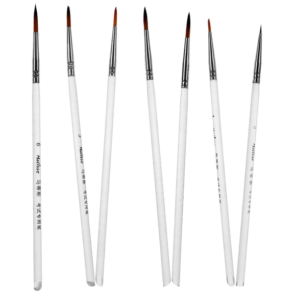 GOOHOCHY 11-Piece Miniature Detail Paintbrush Set for Numbers Painting and Fine Art Detailing
