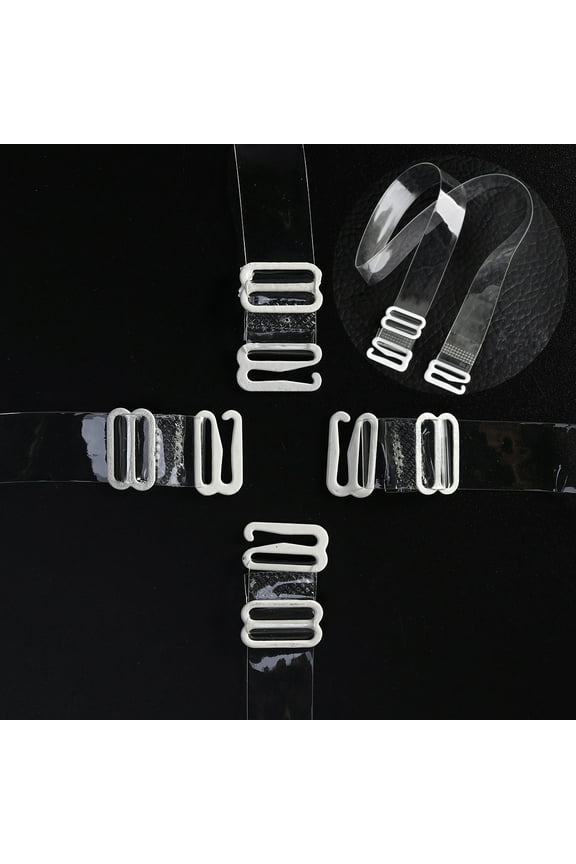 12 Pairs See-through Bra Straps Solutions Replacements