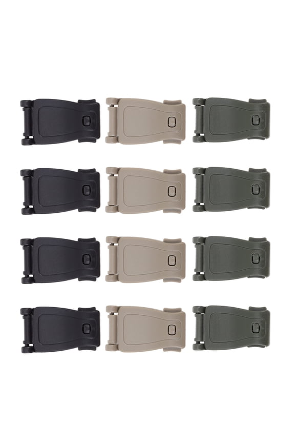 12 Pcs Backpack Buckle Buckles Bag Webbing