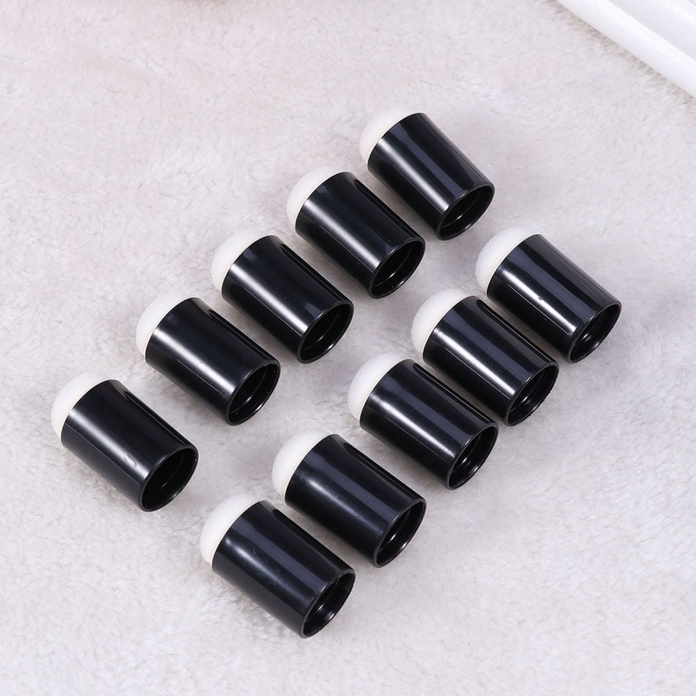 GOOHOCHY 12 Pcs Drawing Sponge Brush Finger Painting Cleaning Portable